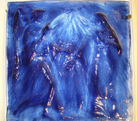 Annunciazione-(bassorilievo-in-vetro)